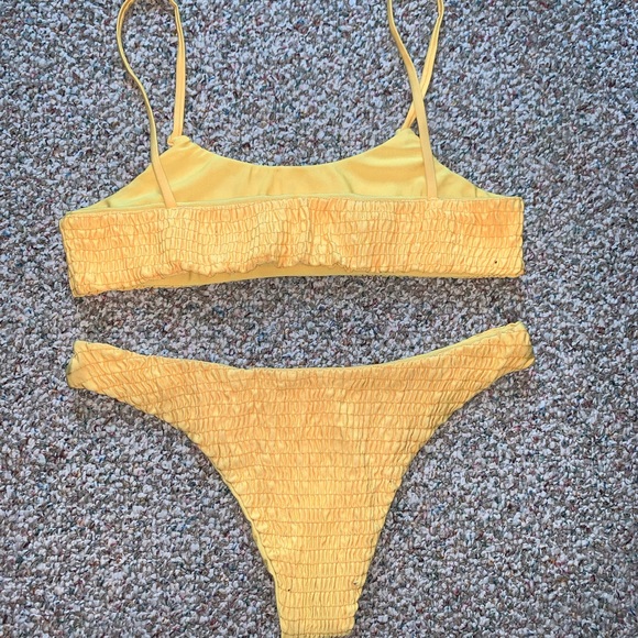 Shein yellow swimsuit size small - Picture 1 of 2